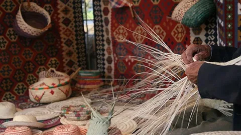تصویر 5 از قیمت خرید زیرانداز نمدی حصیری نماز + فروش ویژه